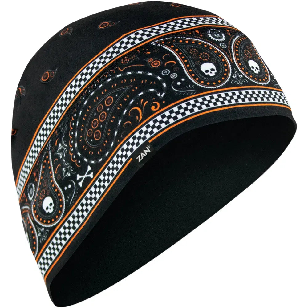 SportFlex™ Beanie - Bandanna Black/Orange