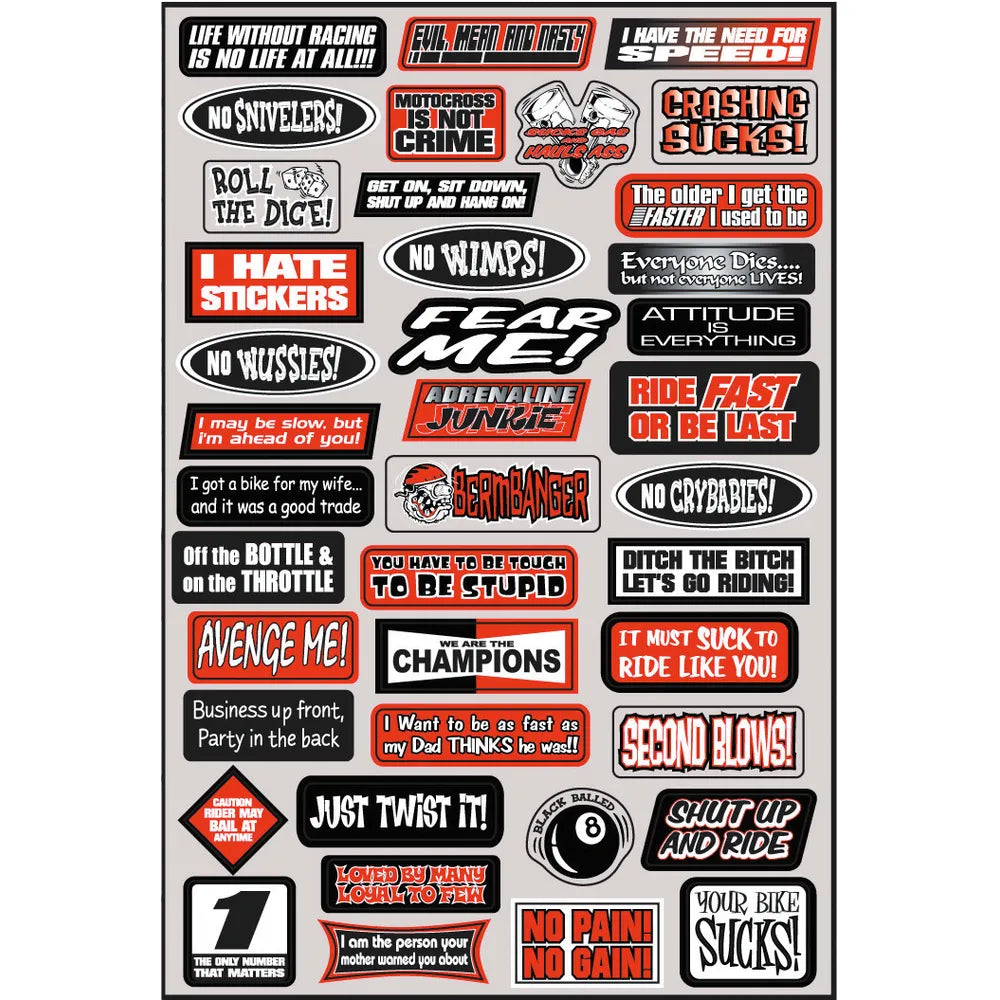 Decal Kit - Fun Phrases