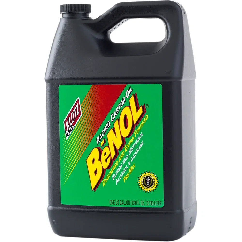 Aceite de ricino de 2 tiempos benol® racing premix - 1 galón de ee.uu.