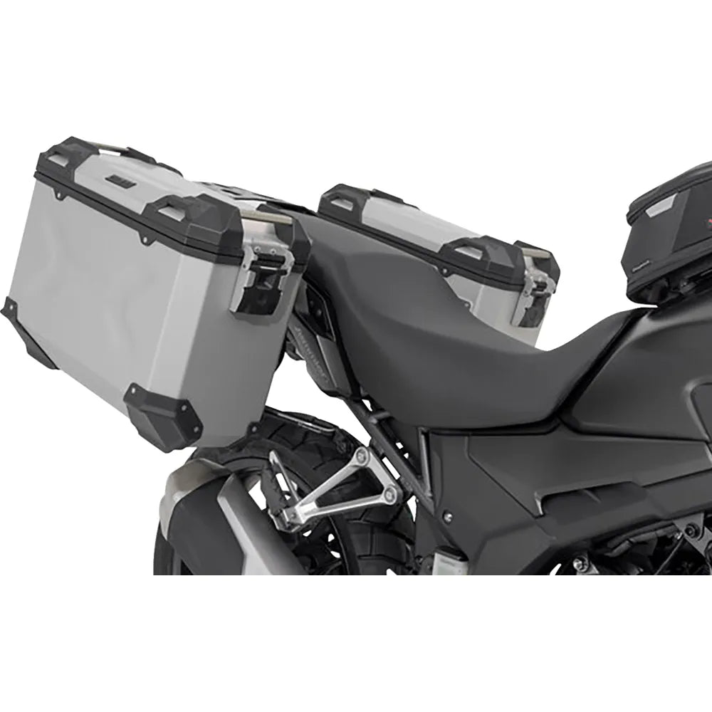 TRAX ADV Aluminum Case System - Silver - Honda CB/CBR/NX 500 '13-'24