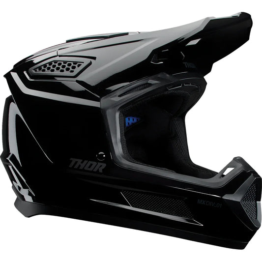 Casco fleet blackout negro brillante