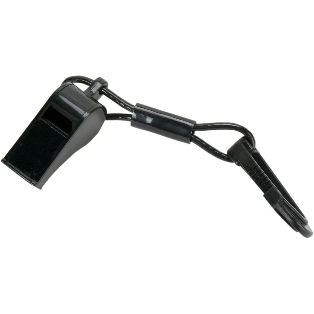 Whistle With Clip - Black