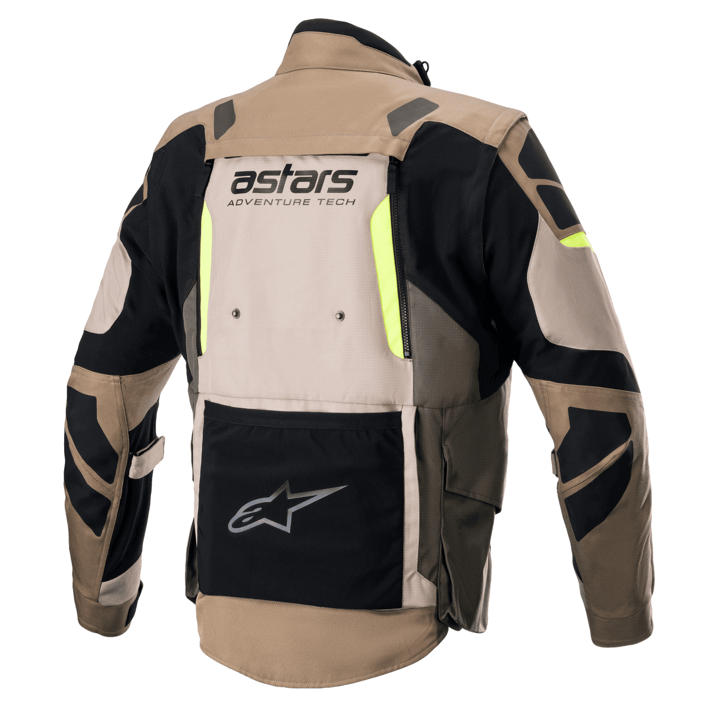 Chamarra Alpinestars Halo Drystar® - Negro/Arena/Amarillo
