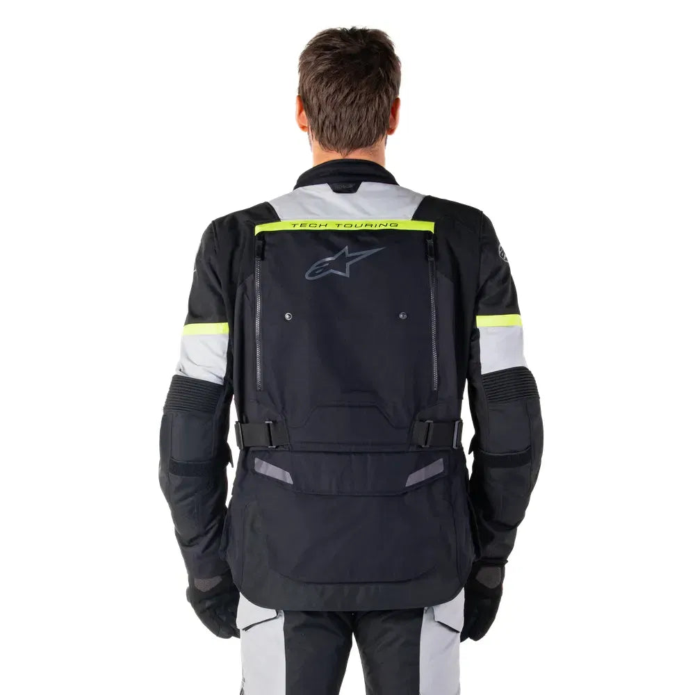 Chamarra Bogota Pro Drystar Negro oscuro/Gris hielo/Amarillo fluorescente