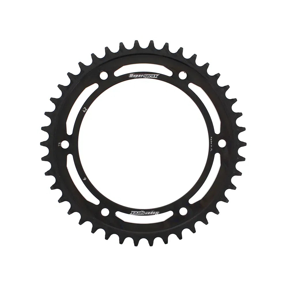Sprocket - Rear - Steel - Black - 42 Tooth