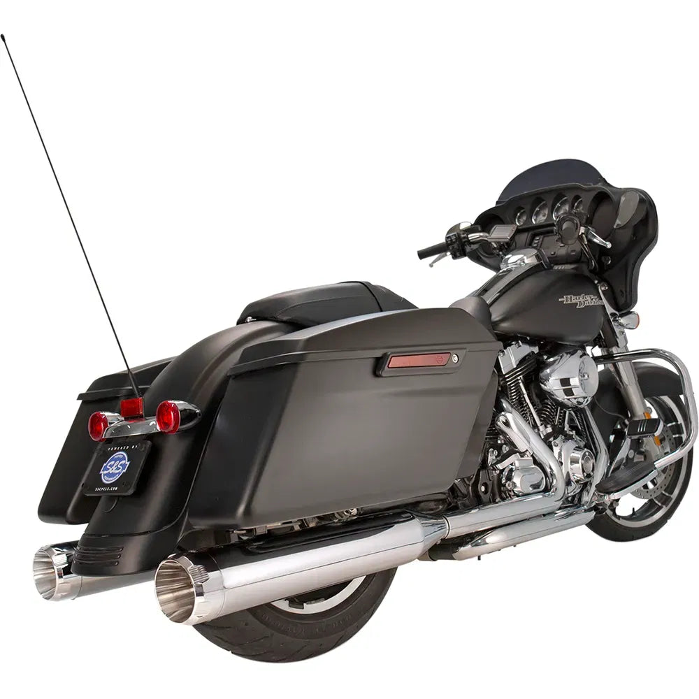 4.5" Mufflers - Chrome with Chrome Thruster