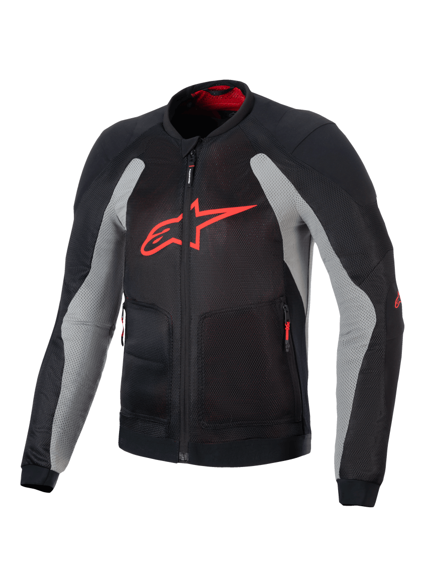 Chamarra Alpinestars Troop-Air - negro/gris/rojo