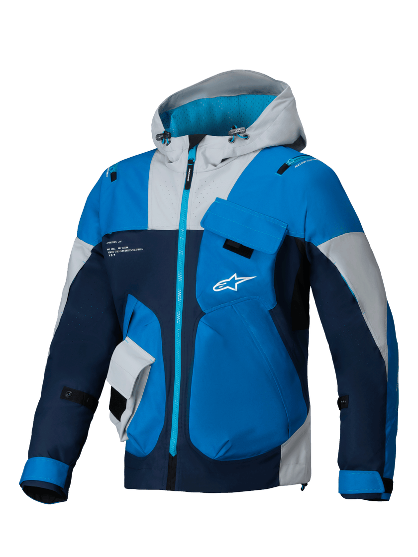 Chamarra Alpinestars Mogress Air - azul/almendra