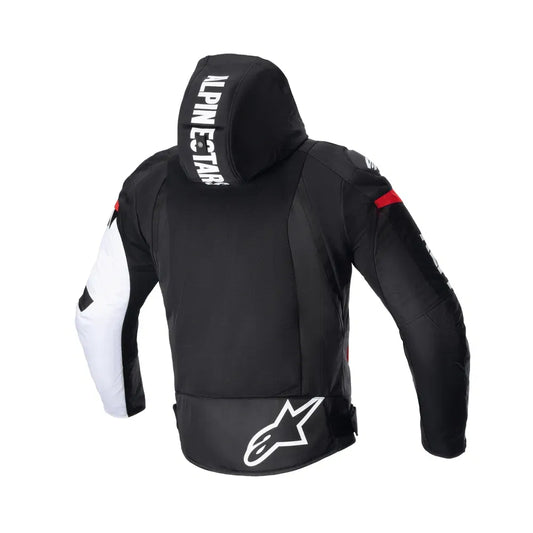 Chamarra Alpinestars Zaca Air - Negro/Blanco/Rojo Fluo