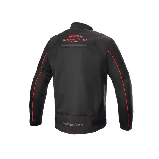 Chamarra textil Honda Luc v2 Air - negra/rojo