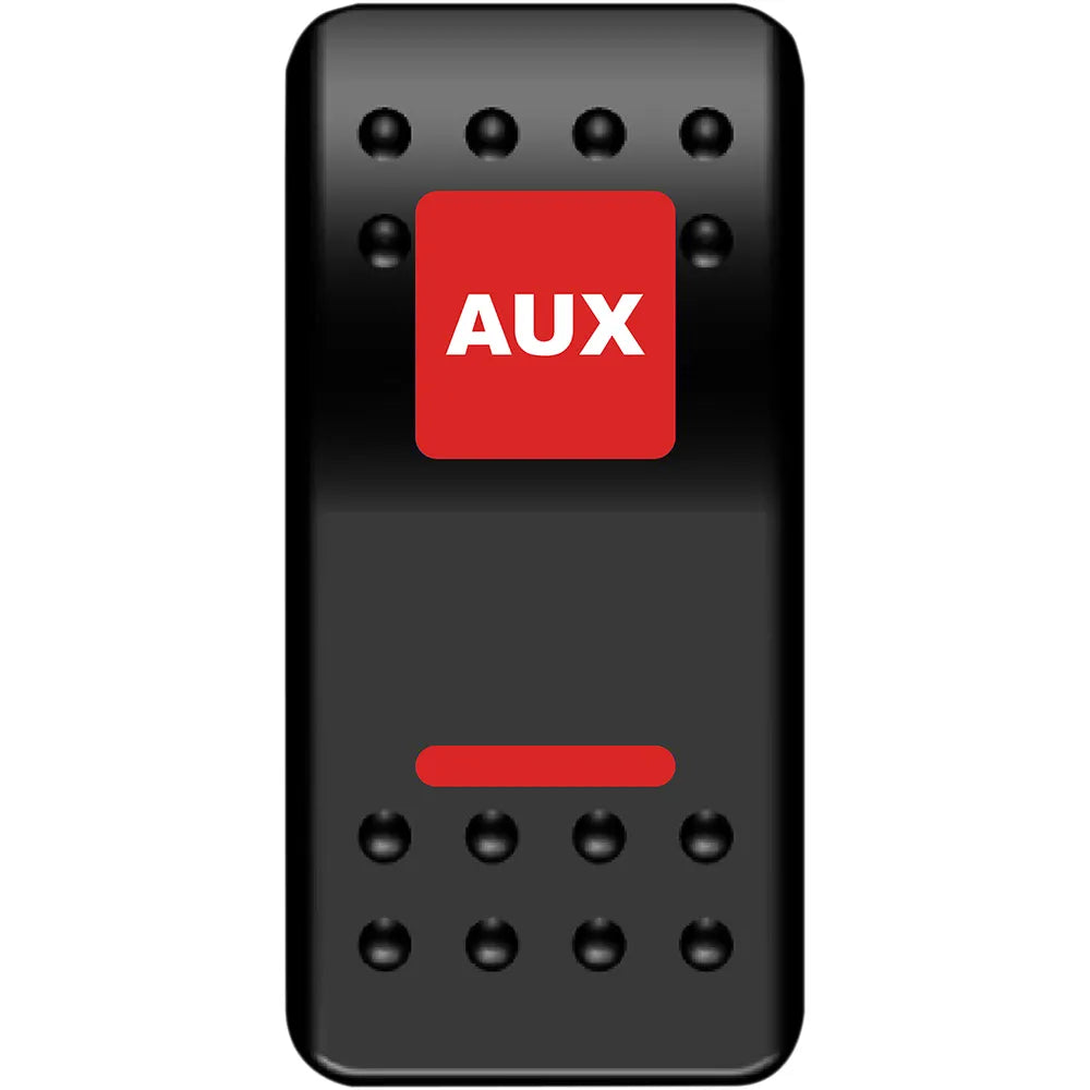 Rocker Switch - Auxilary Power - Red