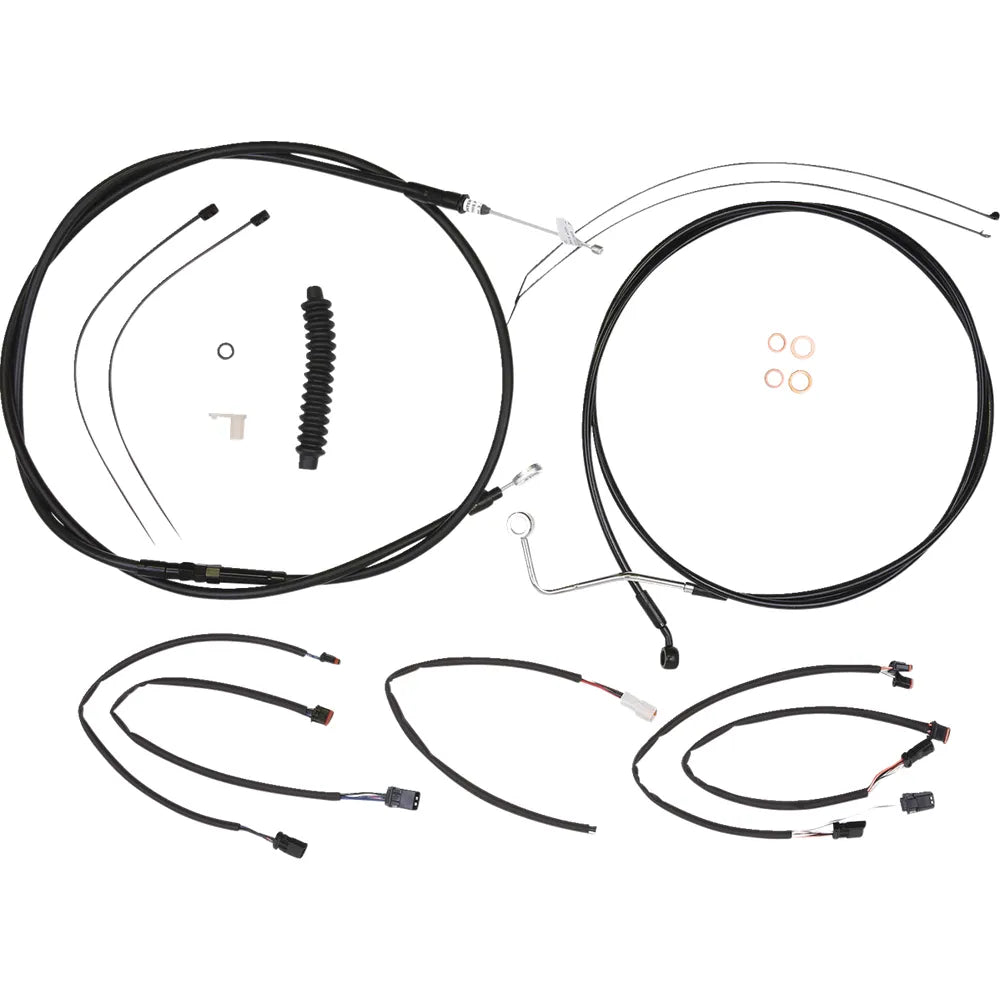 Kit de instalación de manillar XR - Kit de instalación de manillar XR - Colgadores Ape de 12"-14" - FLHRXS '21-'24 - Negro