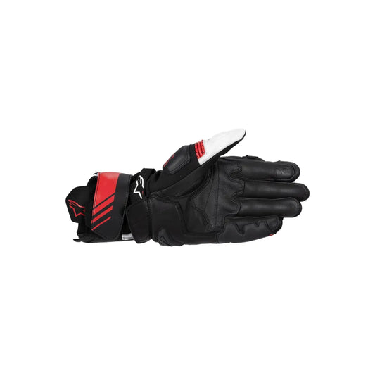 Guantes de piel Alpinestars GP Plus R V3 - negro/blanco/rojo