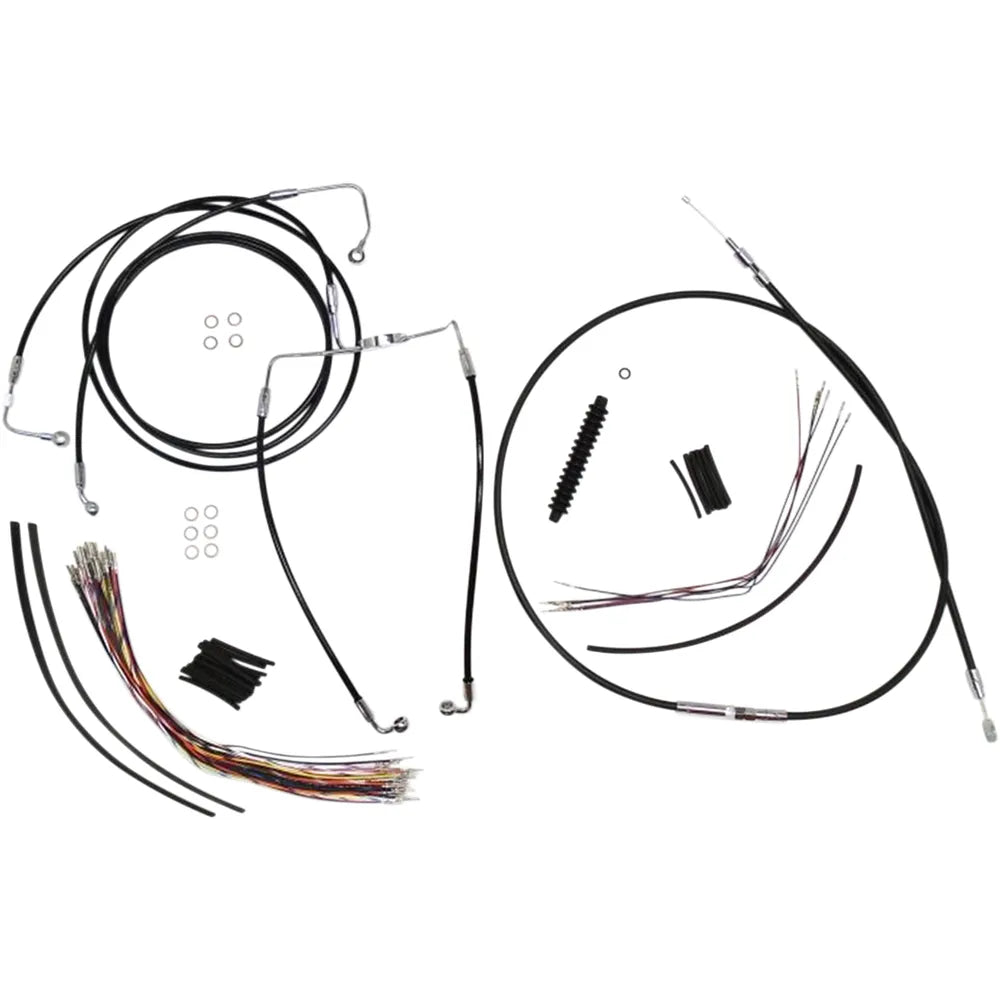 Kit de instalación de manillar XR - Kit de instalación de manillar XR - Colgadores Ape de 12"-14" - FLH '08-'13 - Negro