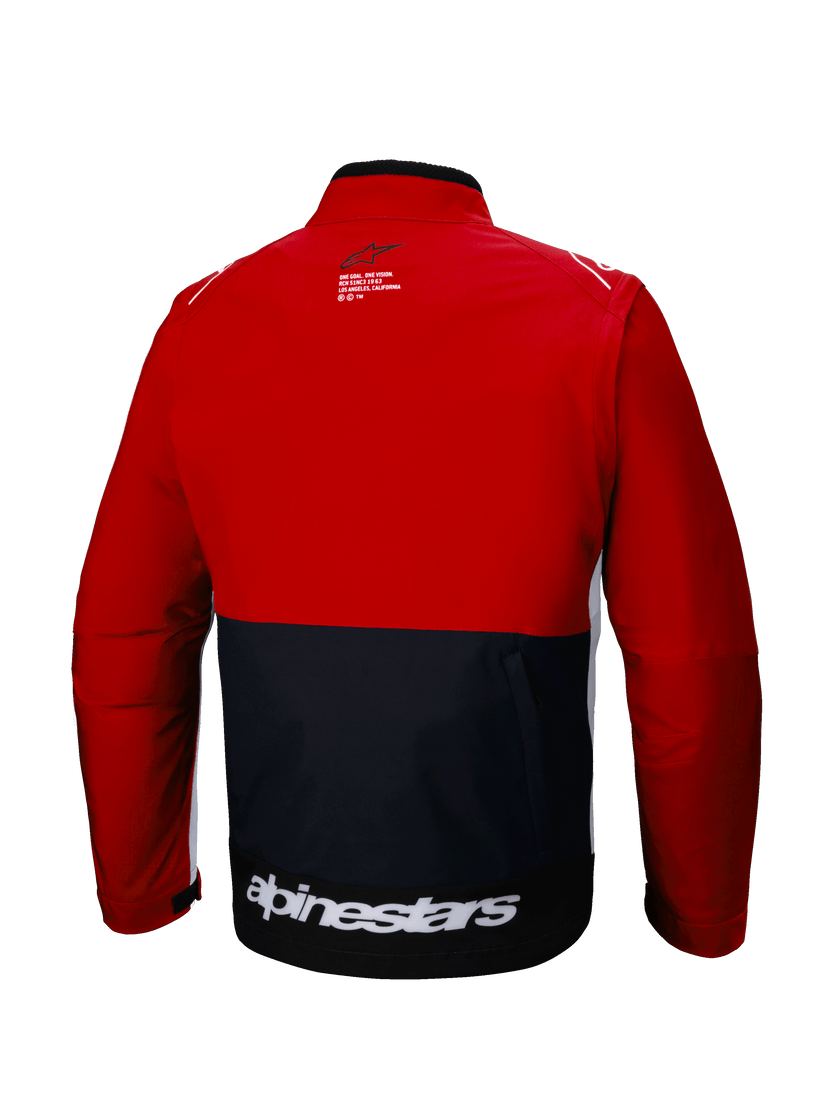 Chamarra Alpinestars Lite-Dura Softshell - negro/rojo/blanco