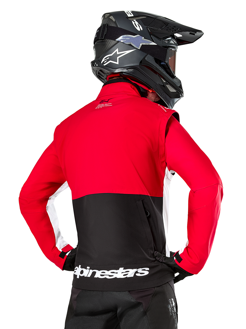 Chamarra Alpinestars Lite-Dura Softshell - negro/rojo/blanco