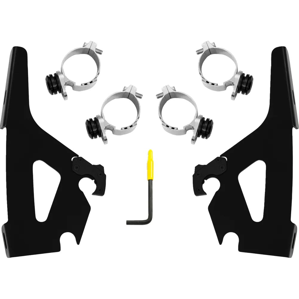 Kit de montaje con bloqueo de gatillo de carenado Batwing - Kit de montaje Batwing - Negro - Chief