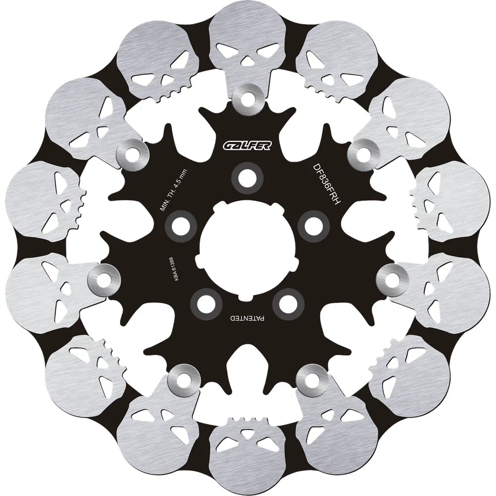 Rotor de freno de calavera