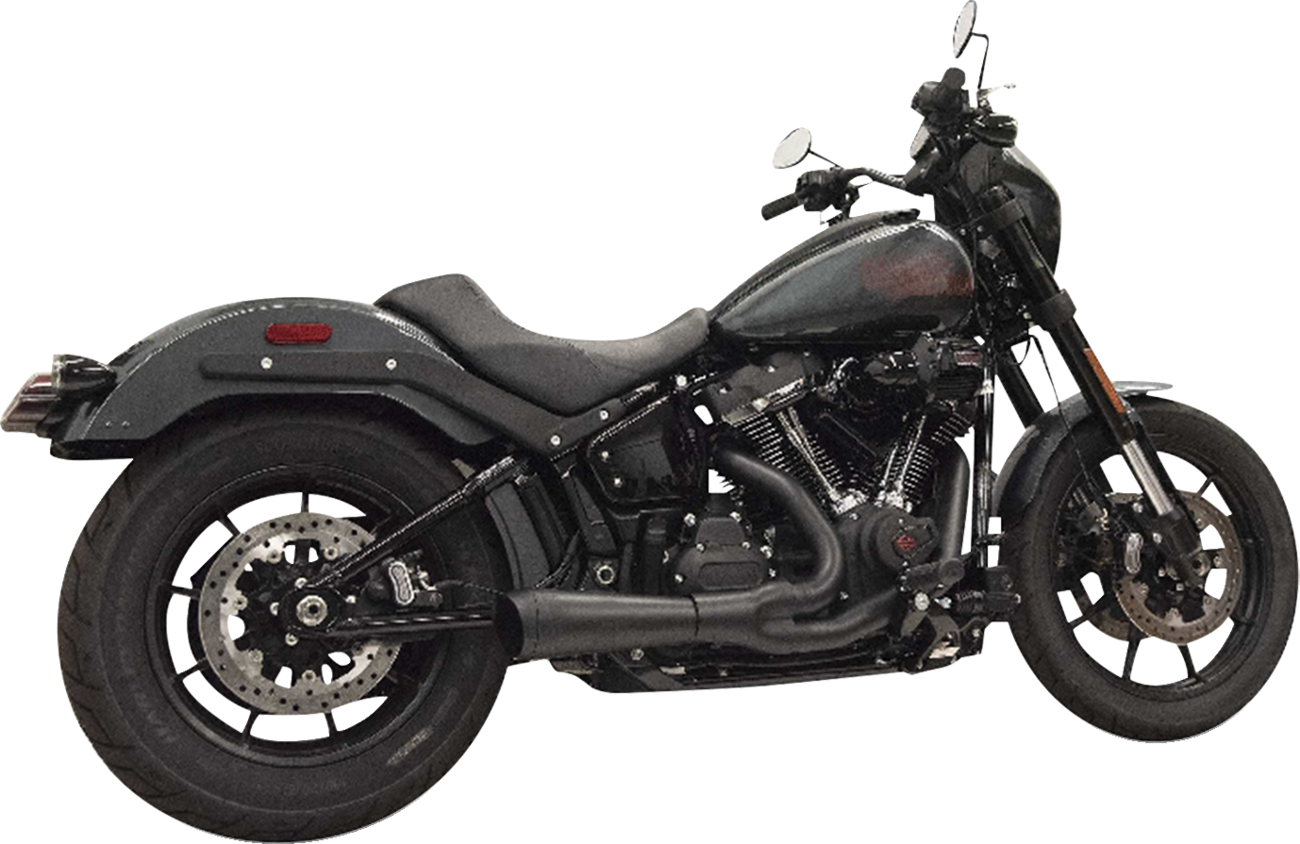 Sistema de escape The Ripper 2 en 1 - Sistema de escape Ripper 2 en 1 con silenciador Megáfono - Corto - Cromado - 49 estados - M8 Softail
