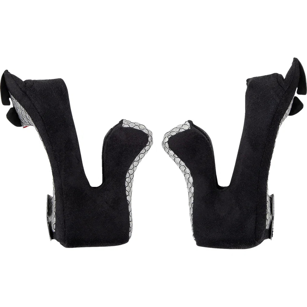 Juvenil f.i. almohadillas para las mejillas del casco