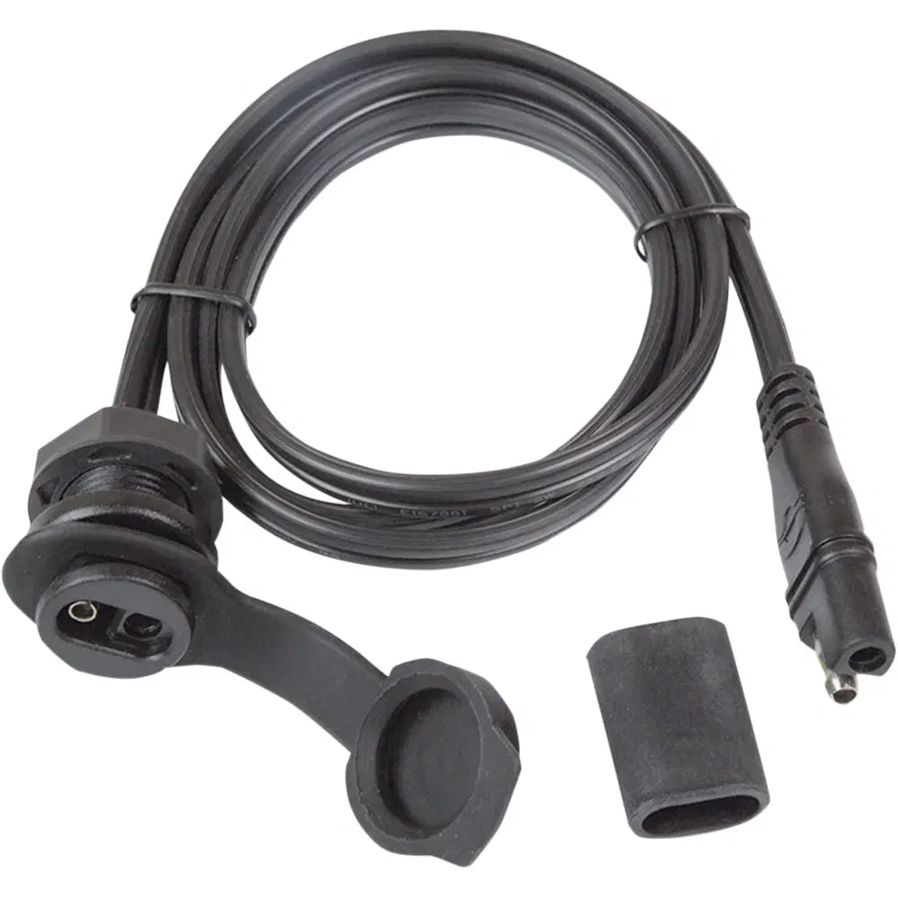Weatherproof SAE Thin Panel Mount Socket O-40 - Long