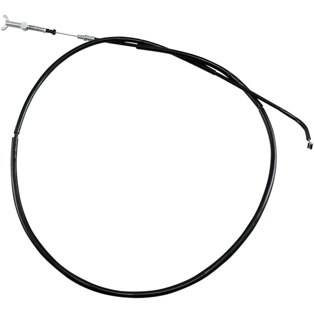 Cable de freno de vinilo negro.