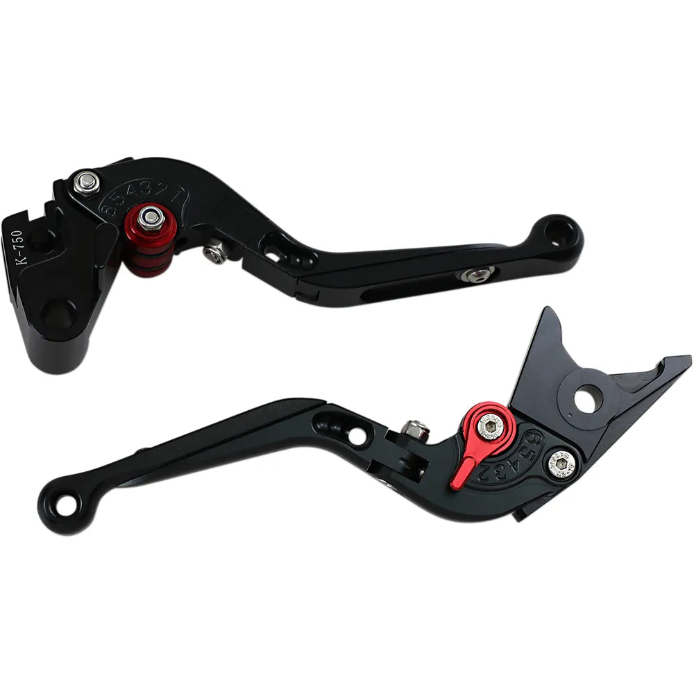 Black MGP Lever Set for Kawasaki
