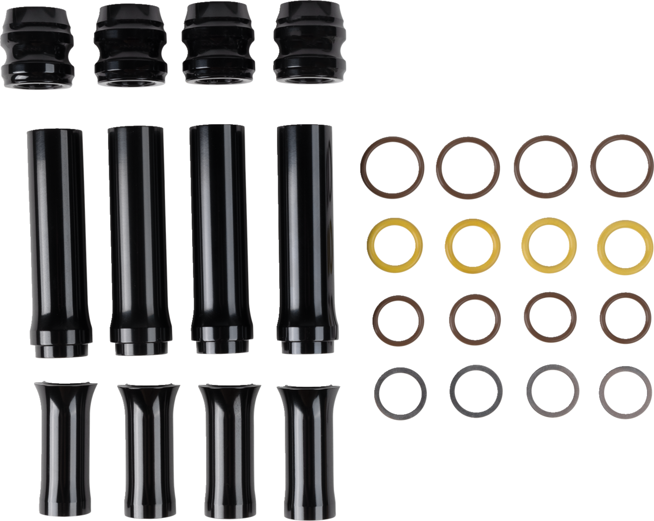 Kit de cubierta de tubo de varilla de empuje - Kit de cubierta de tubo de varilla de empuje - Calibre 10® - Negro - M8
