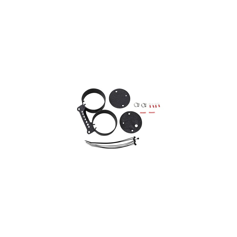 Dual Gauge Bracket - Wrinkle Black