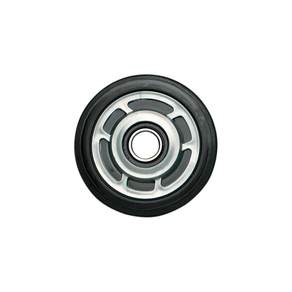 Idler Wheel with Insert/Bearing 6205-2RS - Silver - 5.38" OD x 1" ID