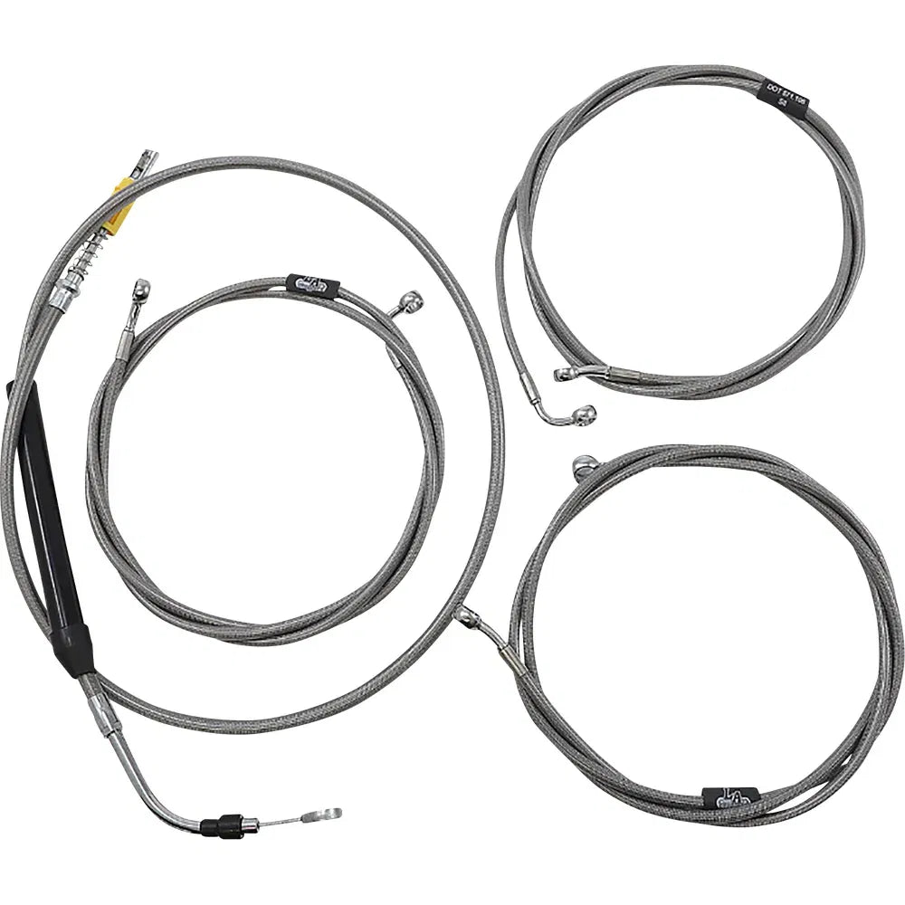Kit de línea de freno/cable de manillar trenzado de acero inoxidable estándar