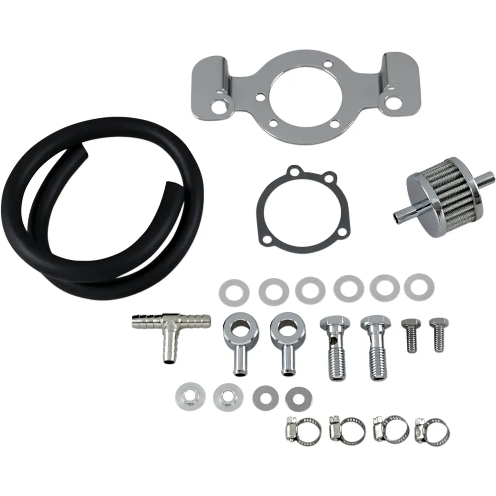 Respiradero del cárter con kit de soporte