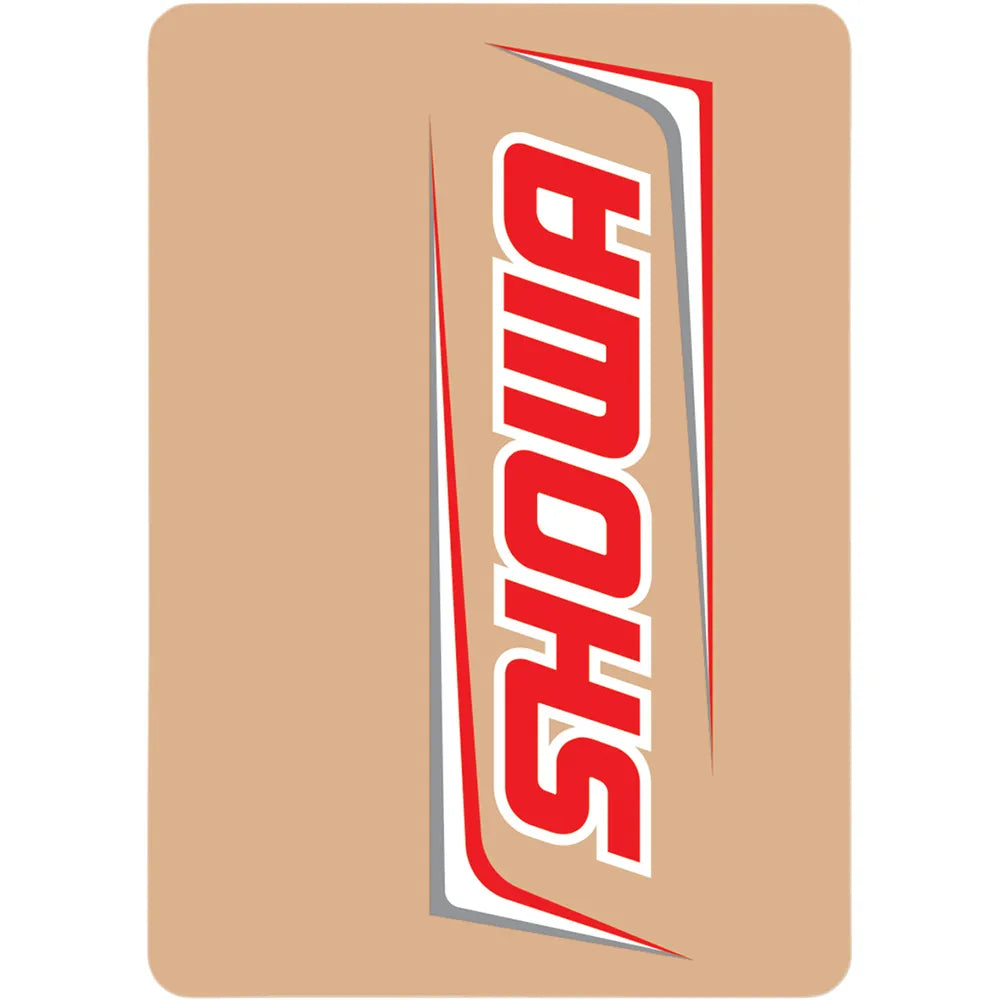 Upper Fork Decal - Showa - Red/White