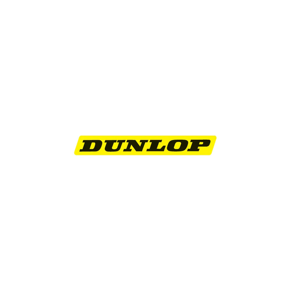 Logo Decals - Dunlop - Yellow - 5 Pack