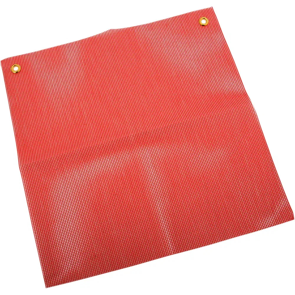 Warning Flag - 18" x 18" - Mesh