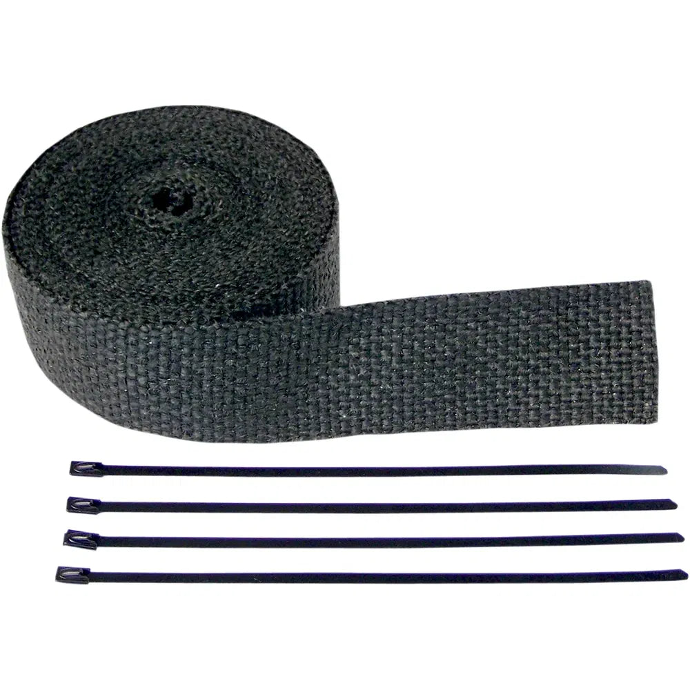 Exhaust Wrap Kit - Black - 2x25
