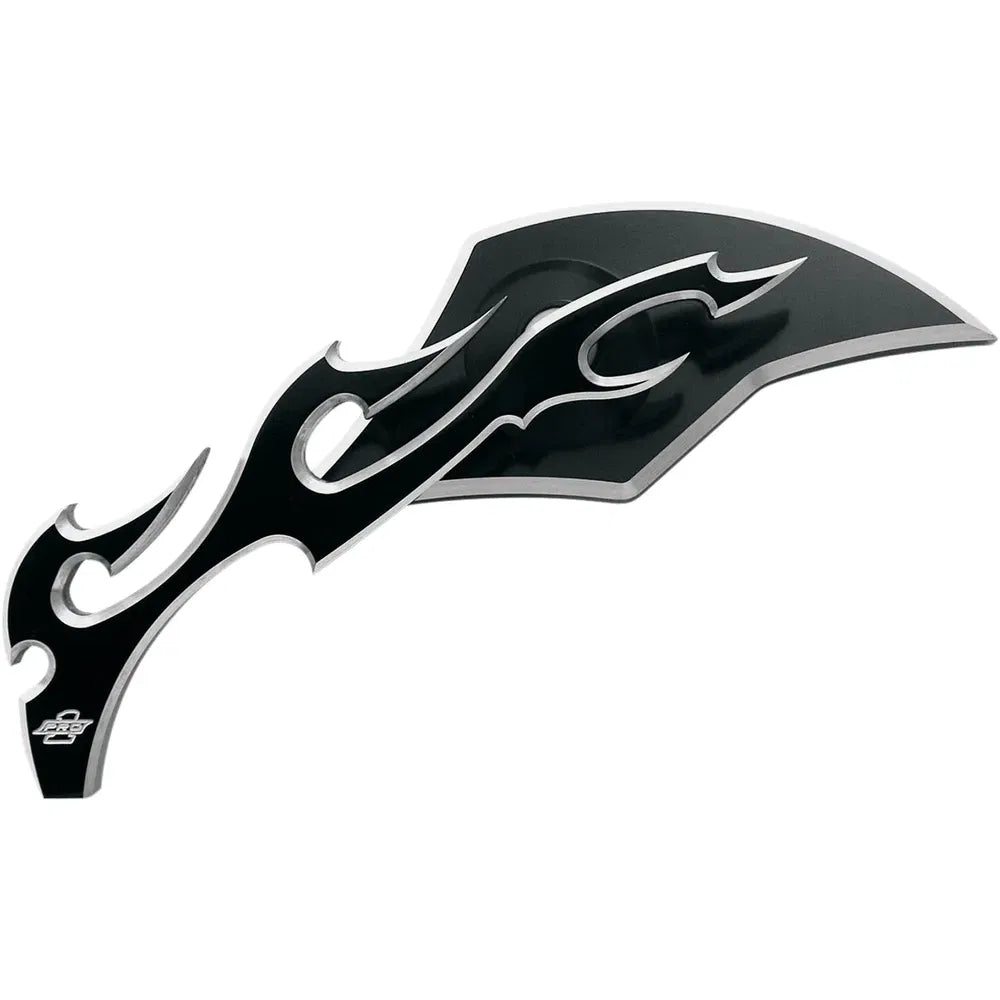 Mirror - Flame - Black - Left