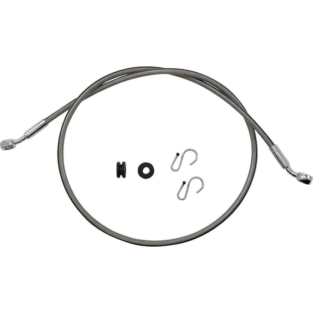 Kit de línea de freno de acero inoxidable XR - Línea de freno - Acero inoxidable/cromo - Indio