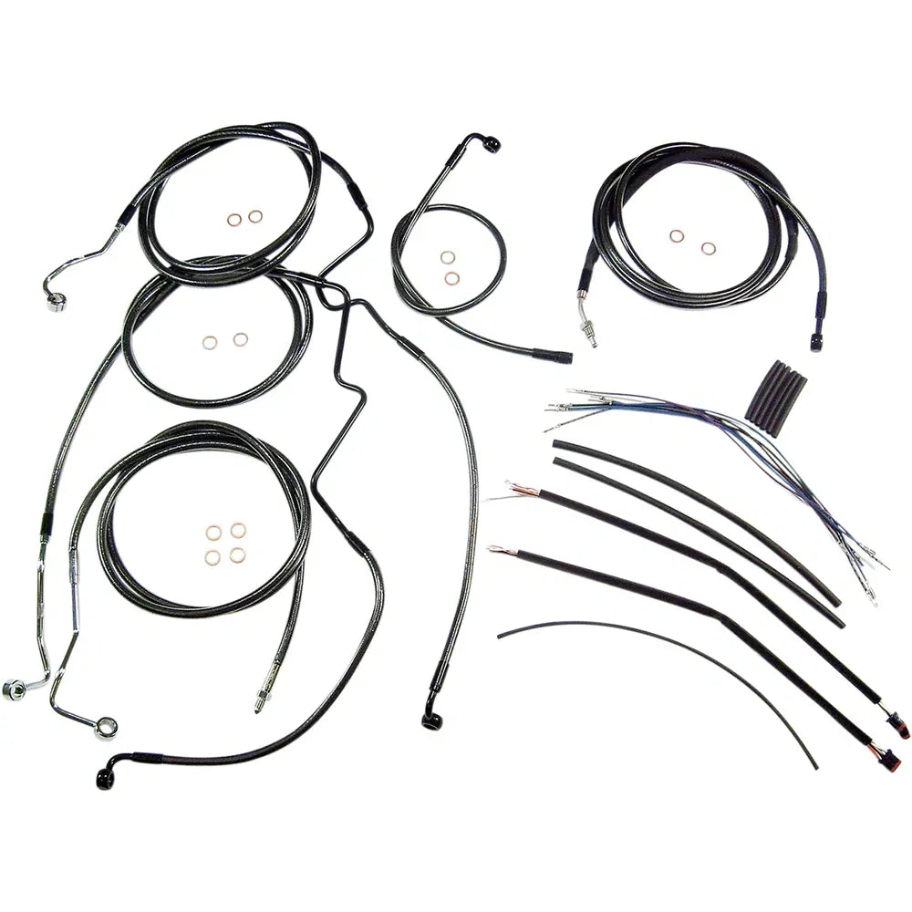 Kit de instalación de manillar de diseño Black Pearl™ - Kit de instalación de manillar de diseño Black Pearl™ - 15"-17" - FLH '14-'15