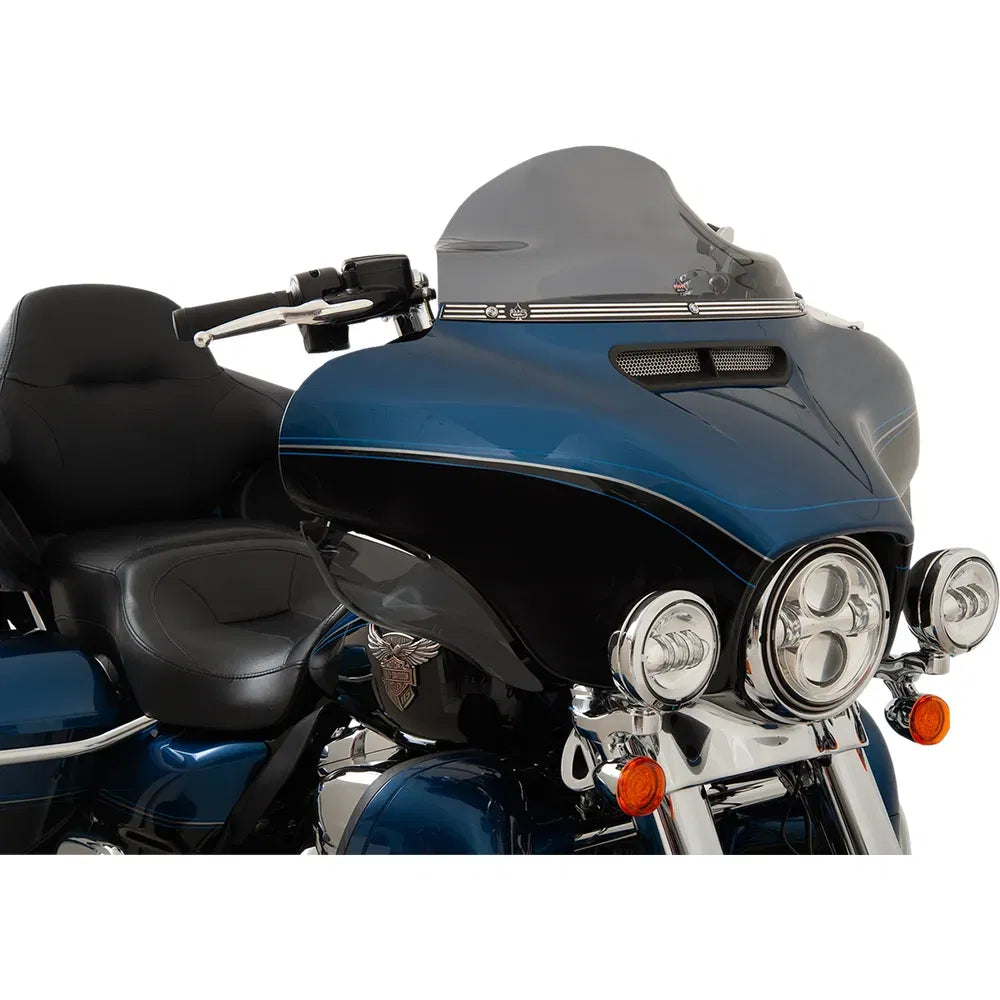 Embellecedor de parabrisas serie Flare™ - Embellecedor de parabrisas - KERF - Contraste negro - Harley-Davidson®