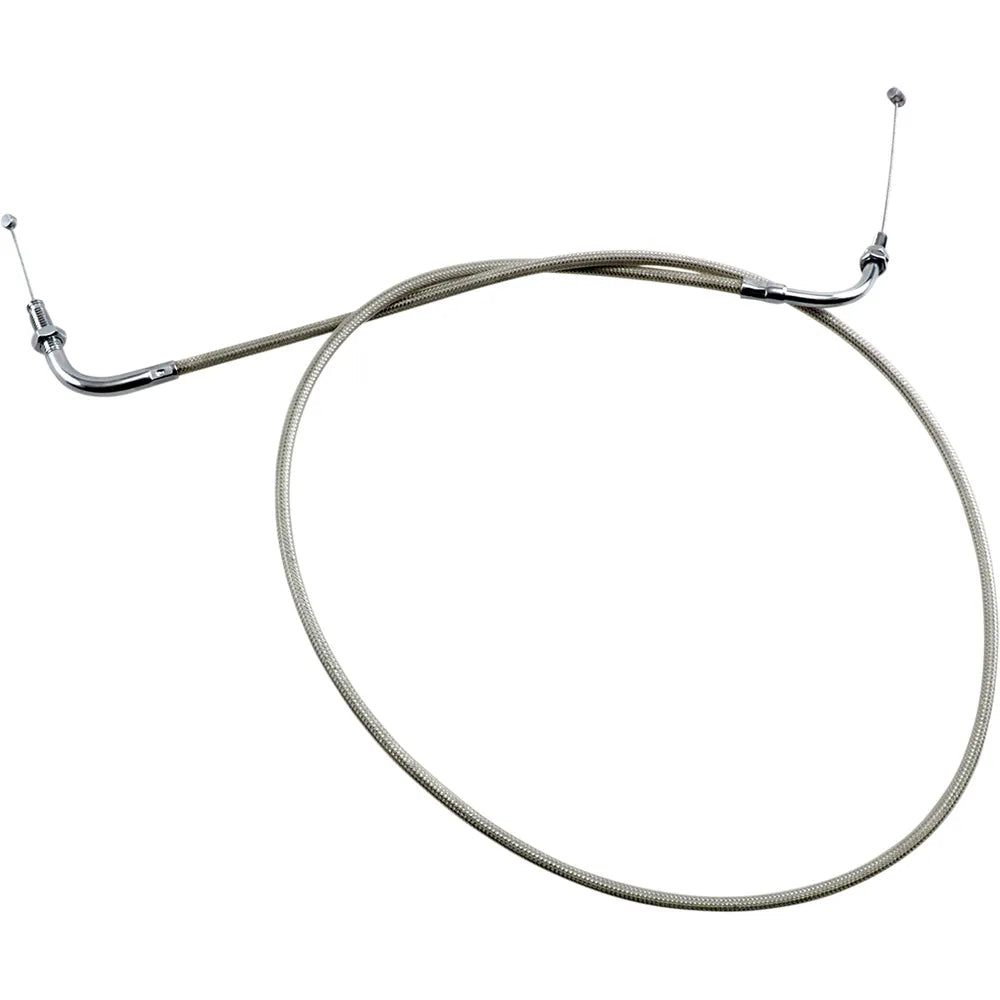 Throttle Cable - Push - Yamaha - Stainless Steel