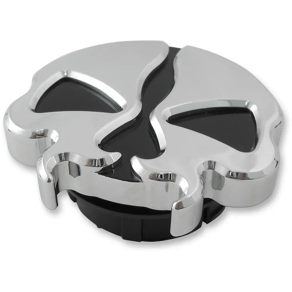 Dummy Split Skull Gas Cap - Chrome
