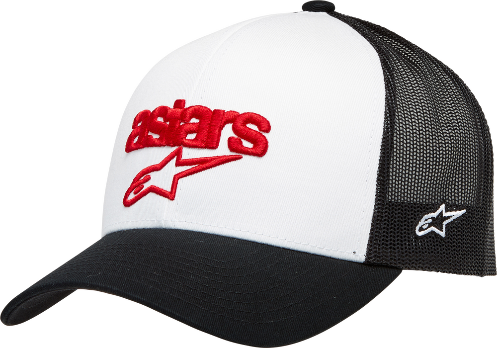 Gorra Alpinestars Pedigree -Blanco/Negro/Rojo