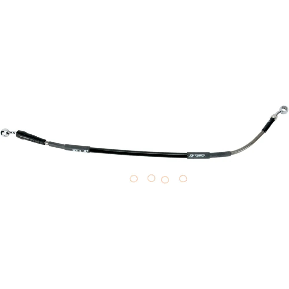 Brake Line - Rear - Stainless Steel - Yamaha