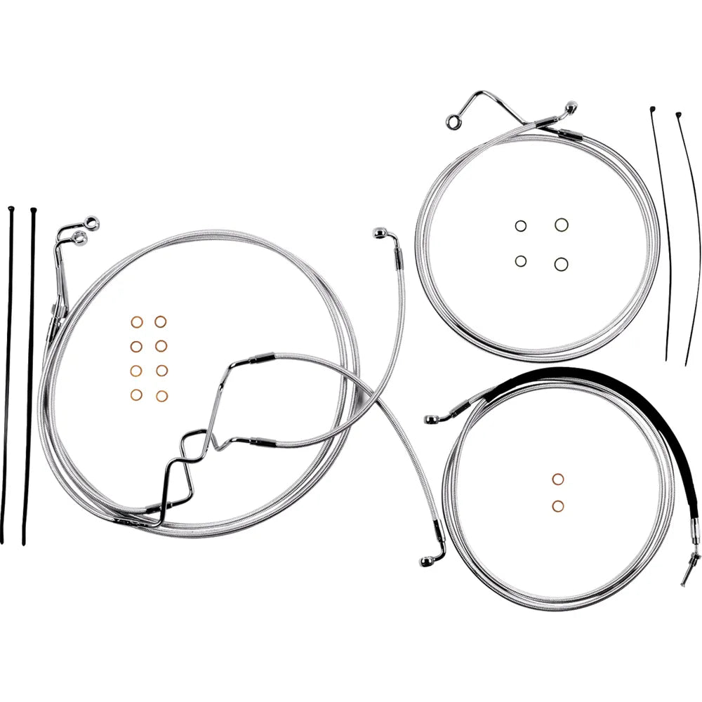 Kit de instalación de manillar de diseñador Sterling Chromite II® - Kit de instalación de manillar de diseñador Sterling Chromite II® - 8" - FLTR '17-'20