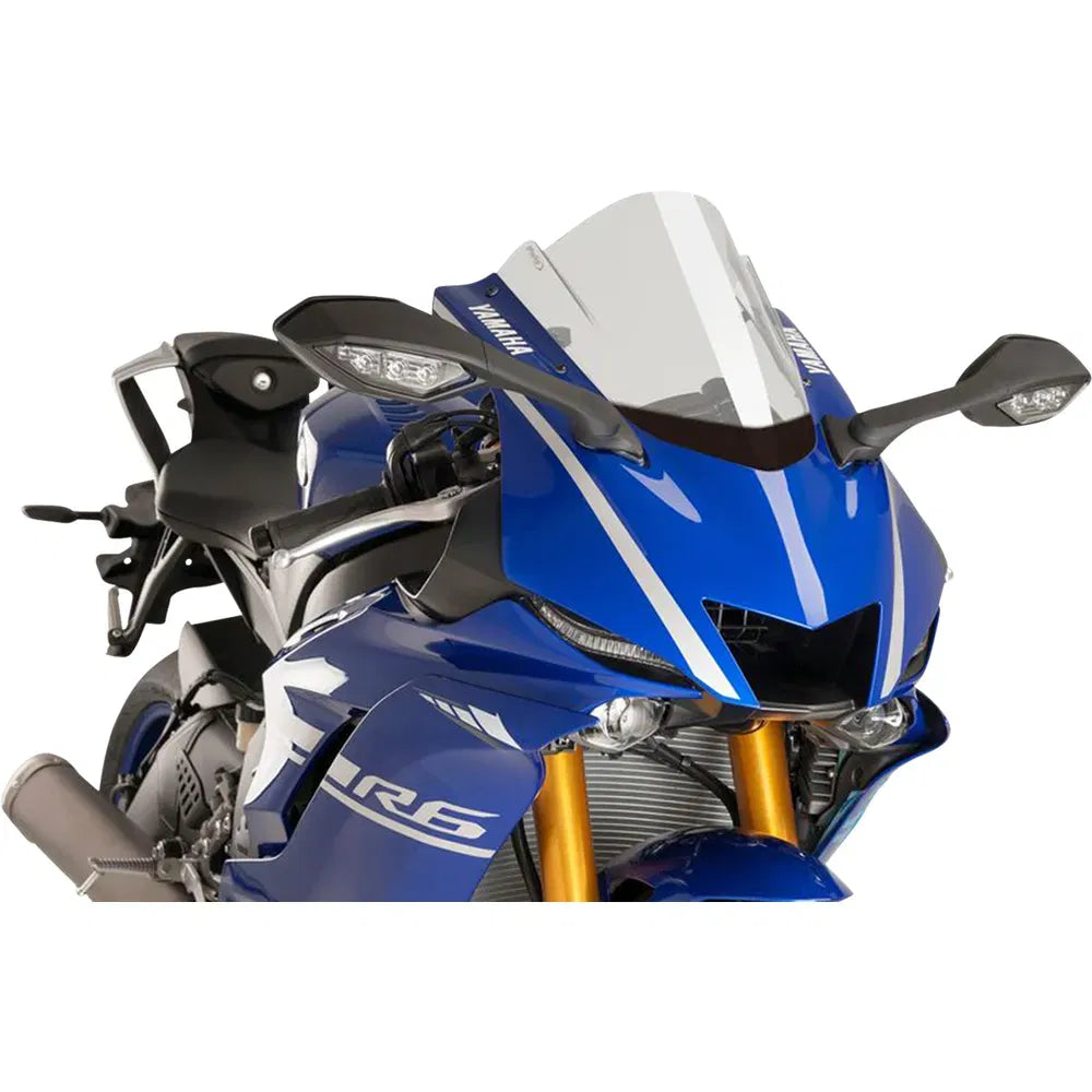 Parabrisas Z-Racing - Parabrisas de carrera - 14-1/4" - Transparente - Yamaha