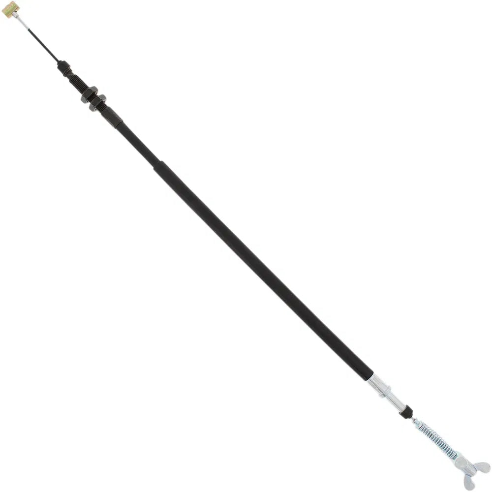 Cable de freno de vinilo negro.