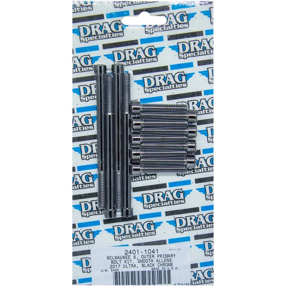 Kit de Tornillos M8 Cubierta Exterior Primario - Negro