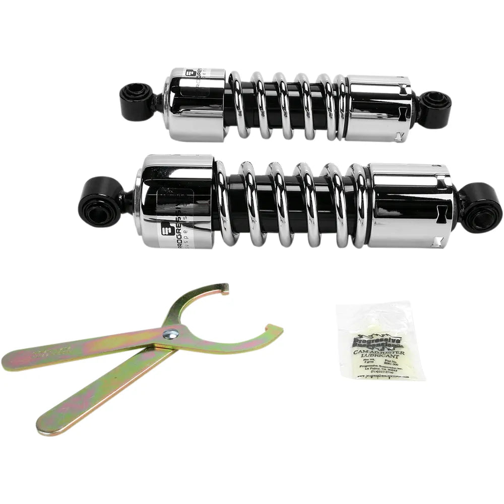 412 Series Shock - 11" - Standard - Chrome - Dyna475
