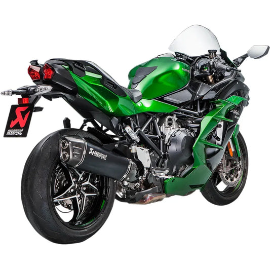 Escape Akrapovic - Black Titanium Muffler - Ninja H2 SX